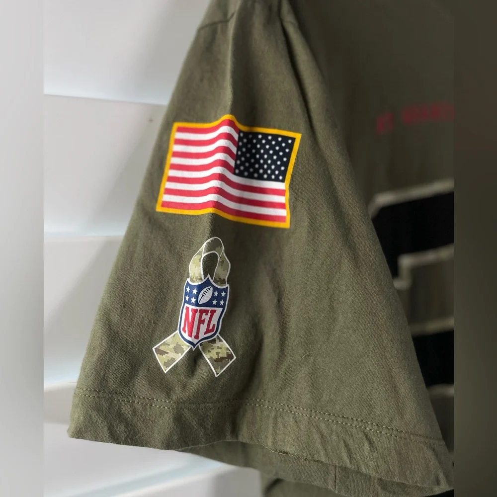 MSAQUON BARKLEY NY New York Giants Salute to Service Military‎ T Shirt Mens XXL